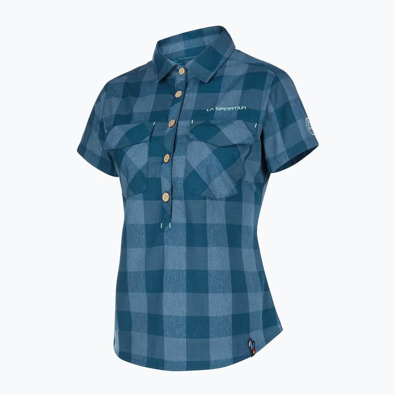 La Sportiva Damen Shirt Nomad sturmblau/eisberg