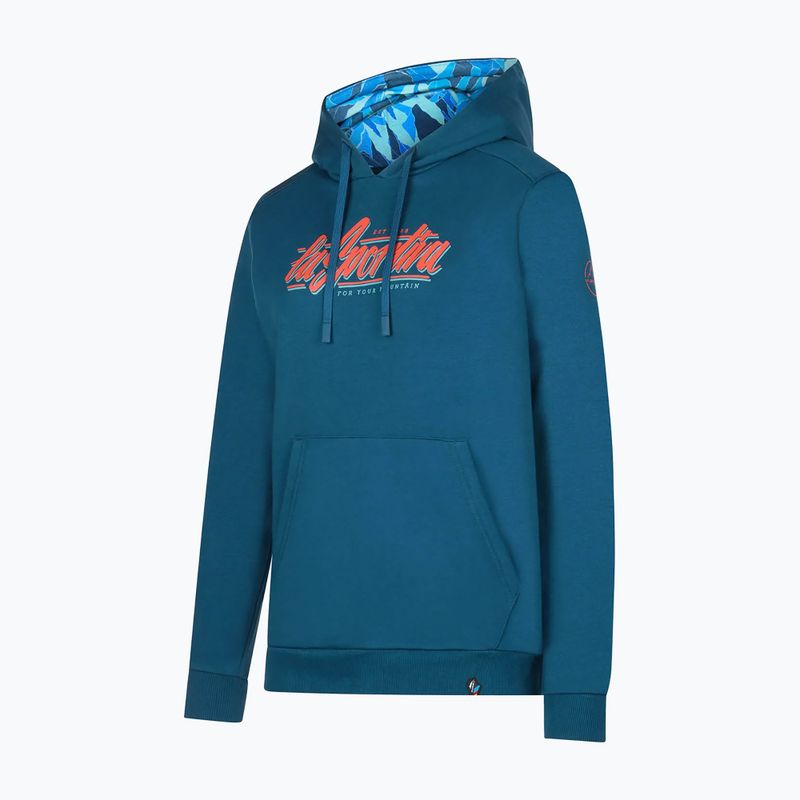 Damen-Trekking-Sweatshirt La Sportiva Retro Hoody sturmblau 5