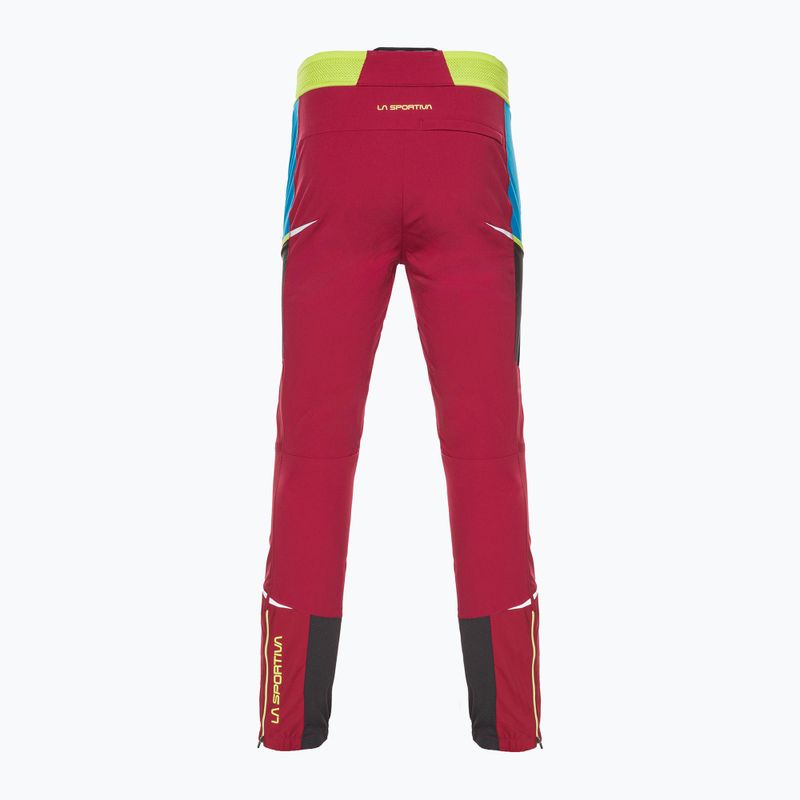La Sportiva Herren-Trekkinghose Ikarus sangria/electric blue 6