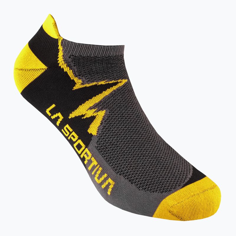 La Sportiva Climbing Carbon/ gelbe Socken