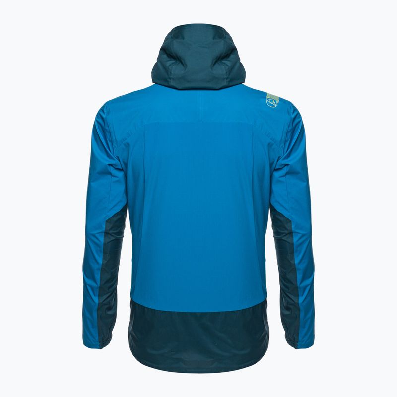 La Sportiva Crizzle EVO Shell Herren Regenjacke mit sturmblauer/elektrisch blauer Membran 7