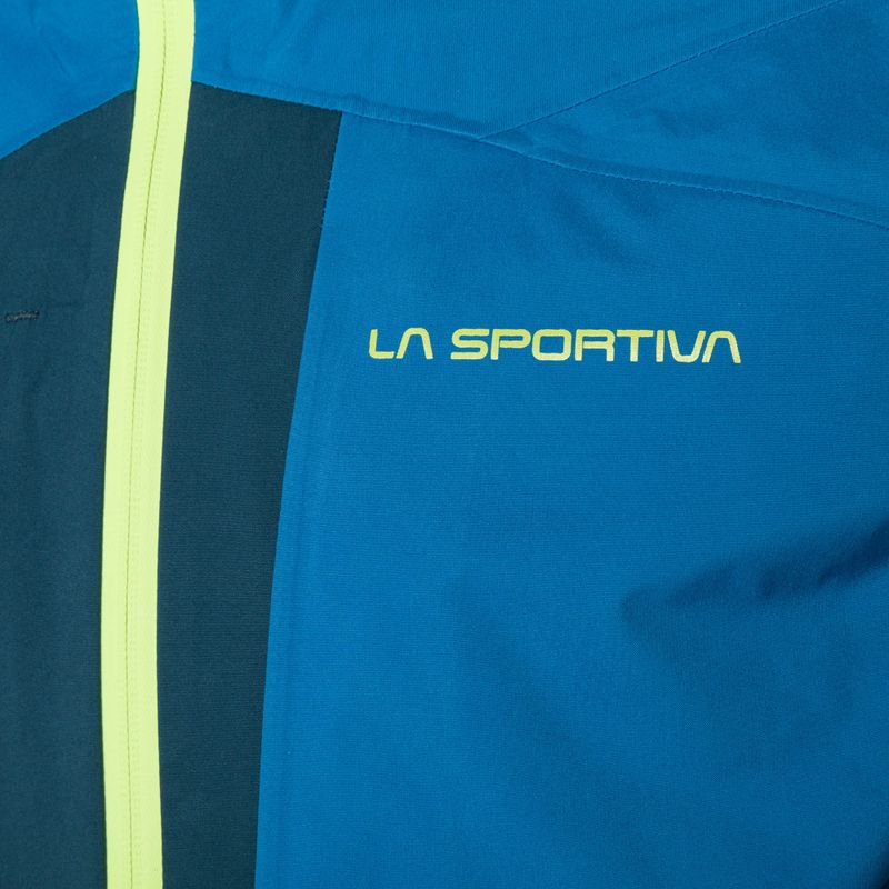 La Sportiva Crizzle EVO Shell Herren Regenjacke mit sturmblauer/elektrisch blauer Membran 8