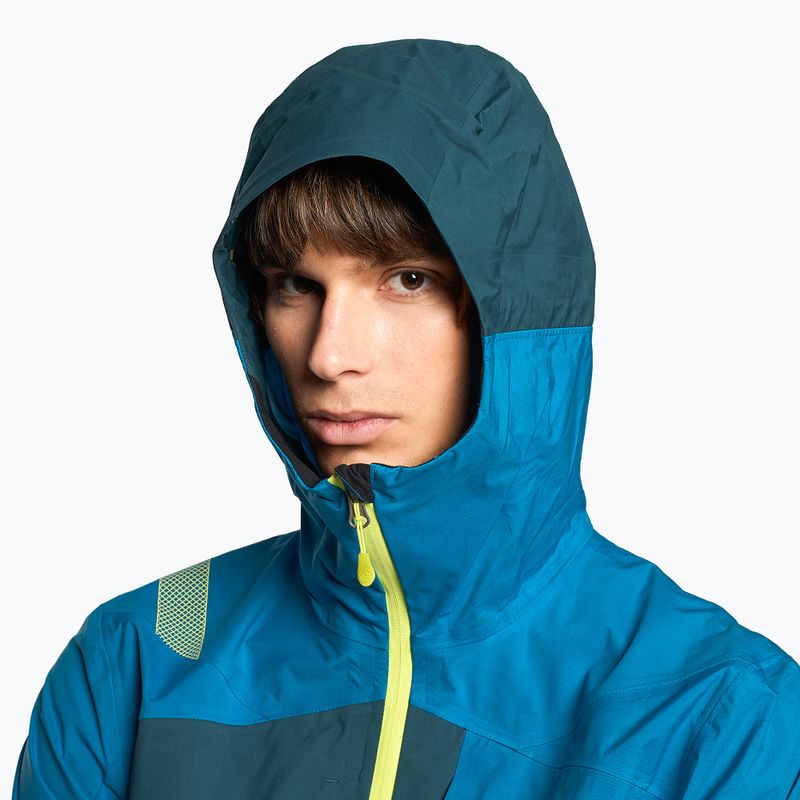 La Sportiva Crizzle EVO Shell Herren Regenjacke mit sturmblauer/elektrisch blauer Membran 4