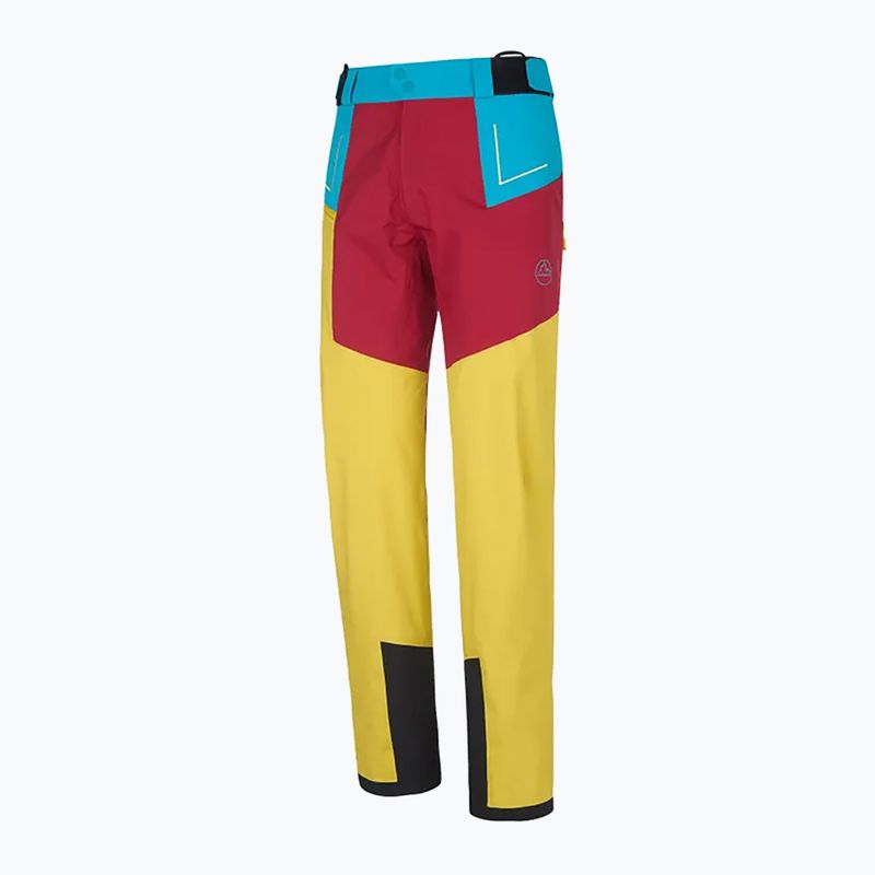 Herren La Sportiva Crizzle EVO Shell sangria/elektrisch blau Wanderhose mit Membran 6