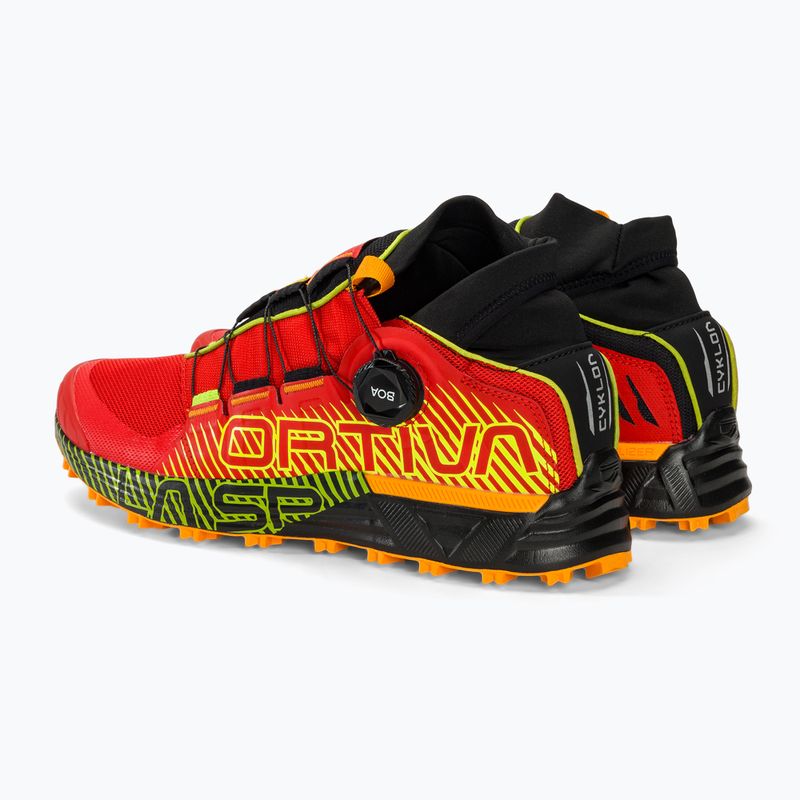 La Sportiva Herren Laufschuhe Cyclone sunset/lime punch 3