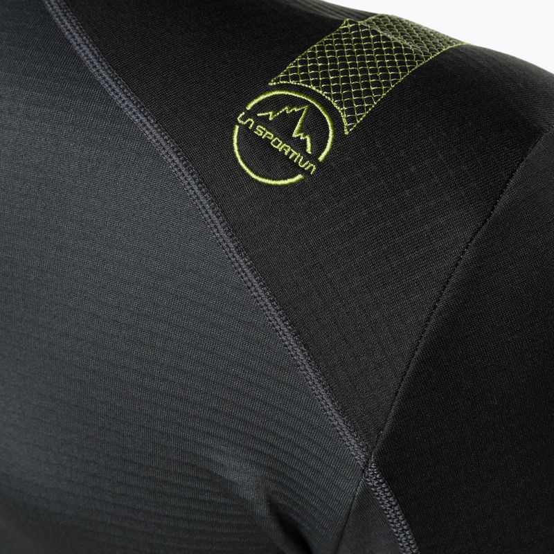 Herren La Sportiva Upendo Hoody carbon/lime punch Trekking Sweatshirt 5