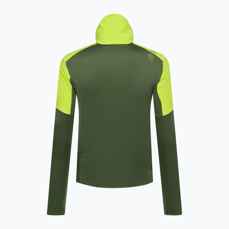 Herren La Sportiva Session Tech Hoody Wald/Kalk Punch Trekking Sweatshirt 7