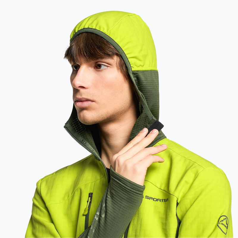 Herren La Sportiva Session Tech Hoody Wald/Kalk Punch Trekking Sweatshirt 4