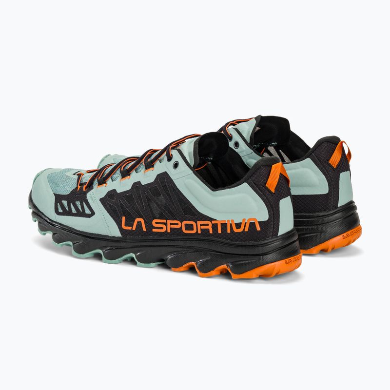 Herren La Sportiva Helios III schwarz/hawaiianische Sonne Laufschuh 3