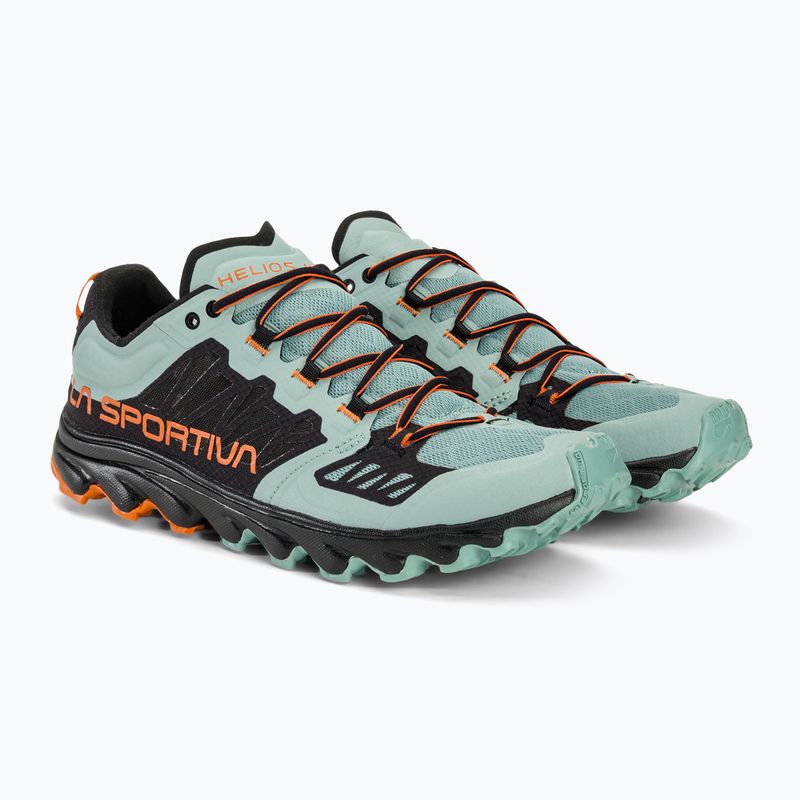 Herren La Sportiva Helios III schwarz/hawaiianische Sonne Laufschuh 4