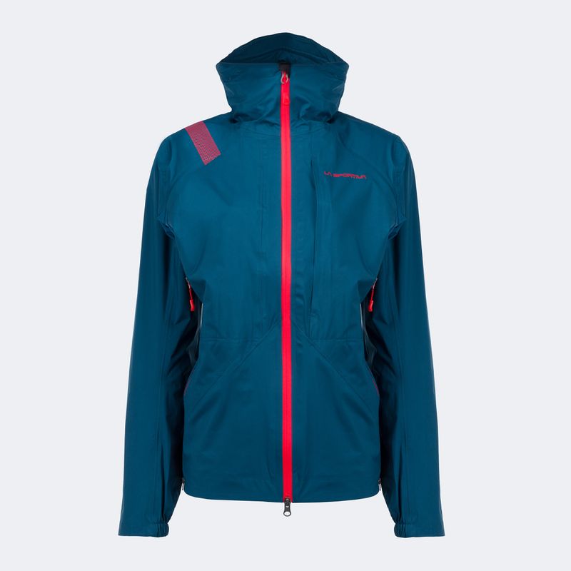 La Sportiva Crizzle EVO Shell Damen Regenjacke Sturm Blau/Kirsche Tomaten Membran