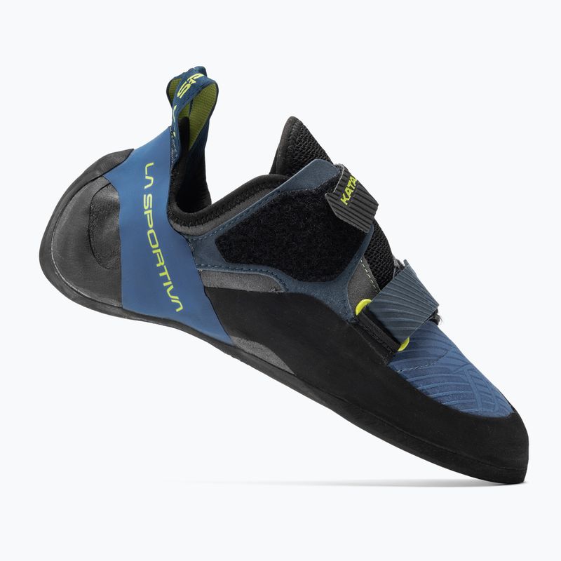 Herren Kletterschuh La Sportiva Katana electric blue/lime punch 2