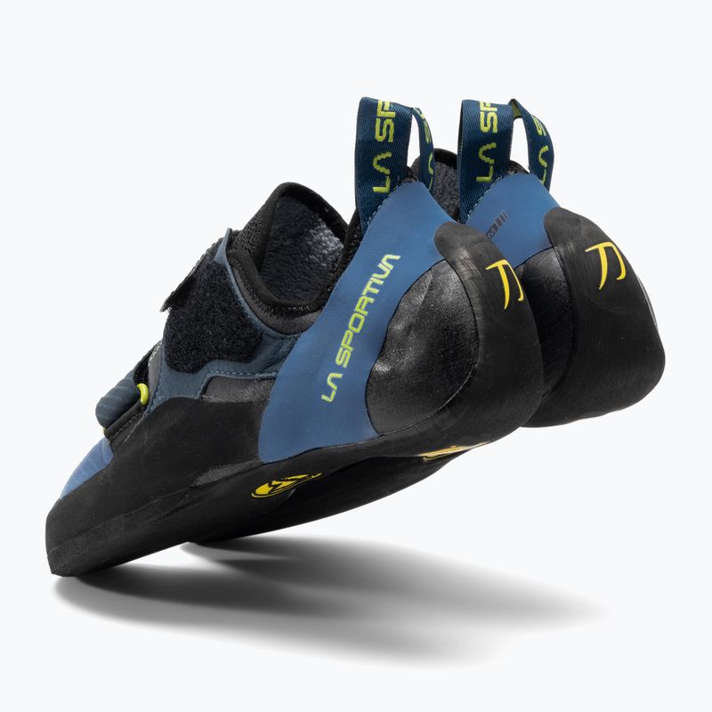 Herren Kletterschuh La Sportiva Katana electric blue/lime punch 3