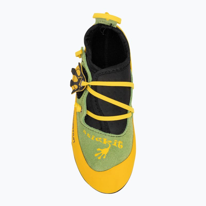 Kletterschuhe Kinder La Sportiva Stickit lime/ yellow 5