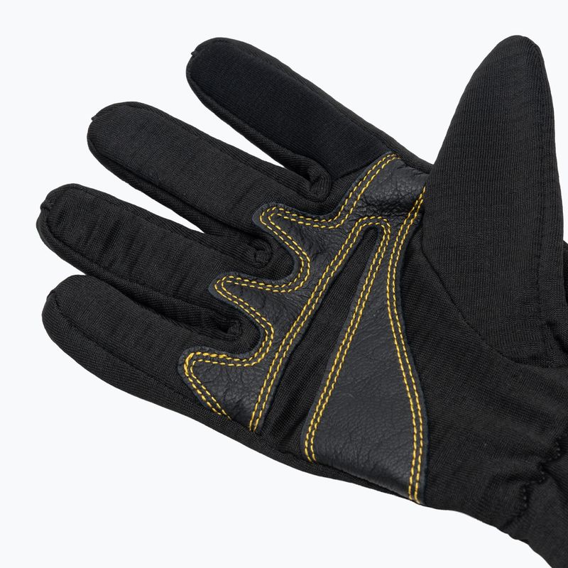 La Sportiva Stretch schwarz/gelbe Trekking-Handschuhe 5