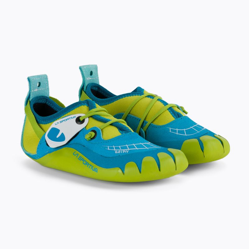 La Sportiva Kinderkletterschuh Gripit blau/gelb 15R600702 5