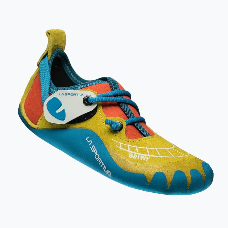 La Sportiva Kinderkletterschuh Gripit gelb/flame 7