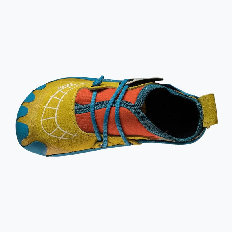 La Sportiva Kinderkletterschuh Gripit gelb/flame 8