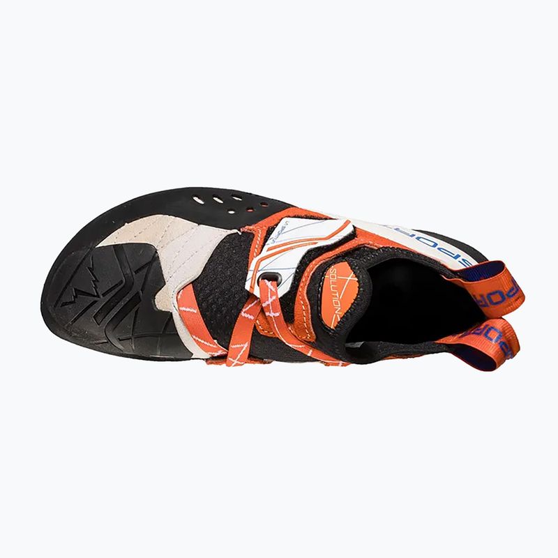 La Sportiva Herren Kletterschuh Solution weiß-orange 20H000203 15