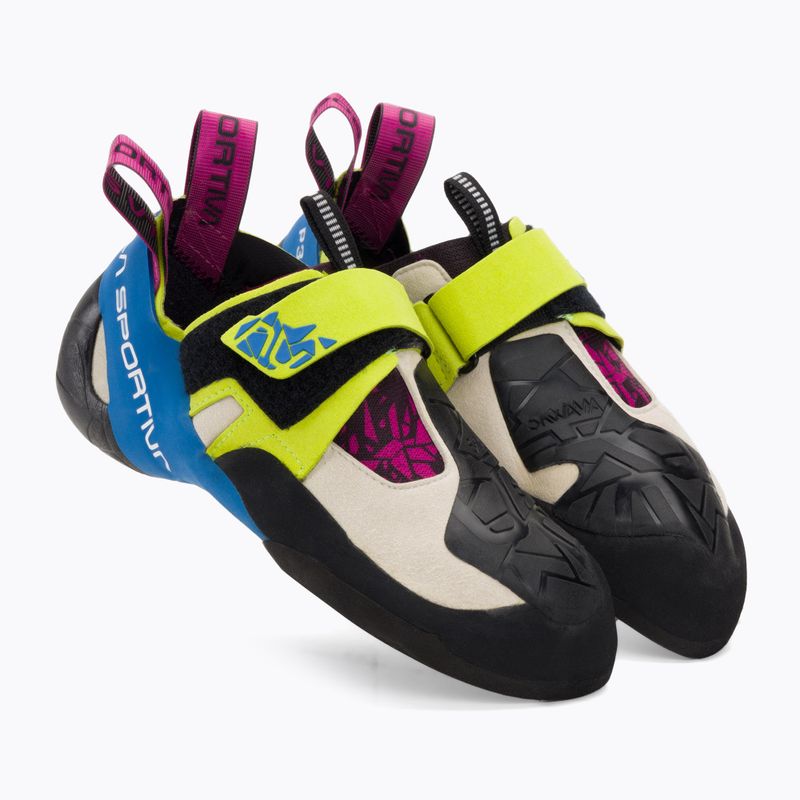 La Sportiva Damen Kletterschuh Skwama Apfelgrün/Kobaltblau 4