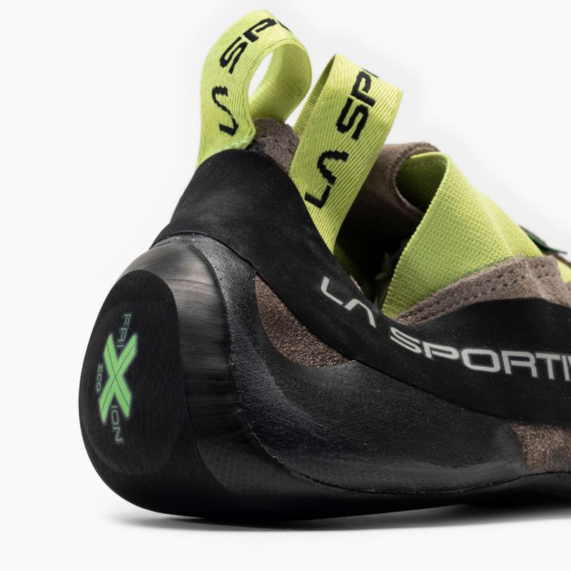 La Sportiva Cobra Eco Kletterschuh braun und grün 20O804705 8