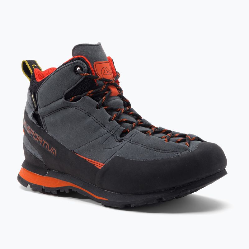 La Sportiva Herren-Trekkingschuhe Boulder X Mid grau-orange 17E900304
