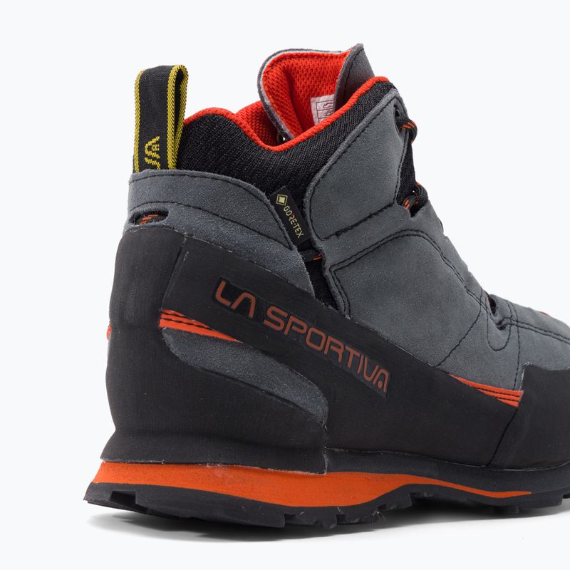 La Sportiva Herren-Trekkingschuhe Boulder X Mid grau-orange 17E900304 7