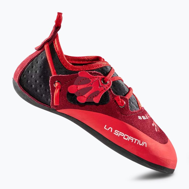 Kletterschuhe Kinder La Sportiva Stickit chili/ poppy 9