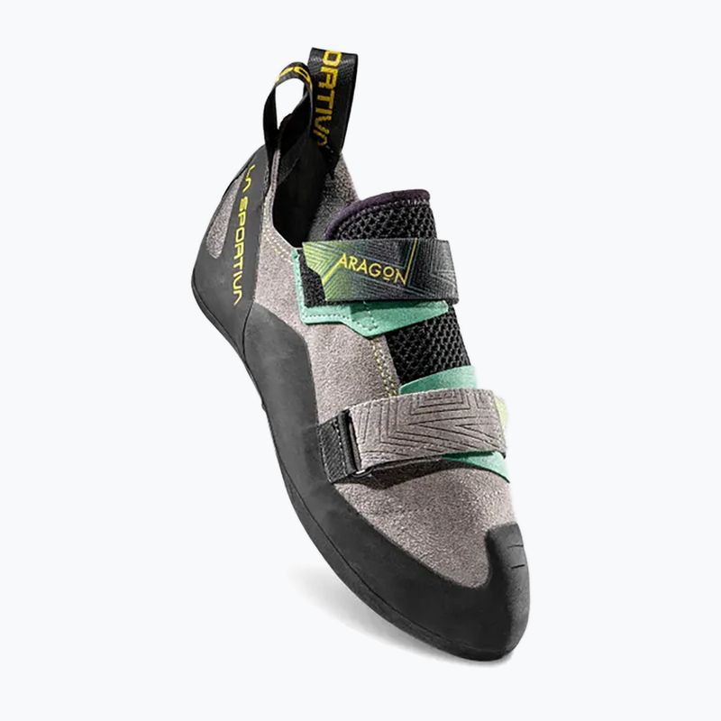 La Sportiva Herren Kletterschuhe Aragon clay/jasmine green 9