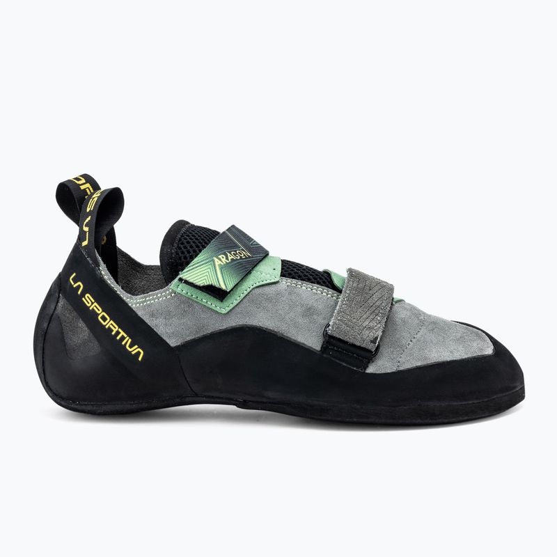 La Sportiva Herren Kletterschuhe Aragon clay/jasmine green 2