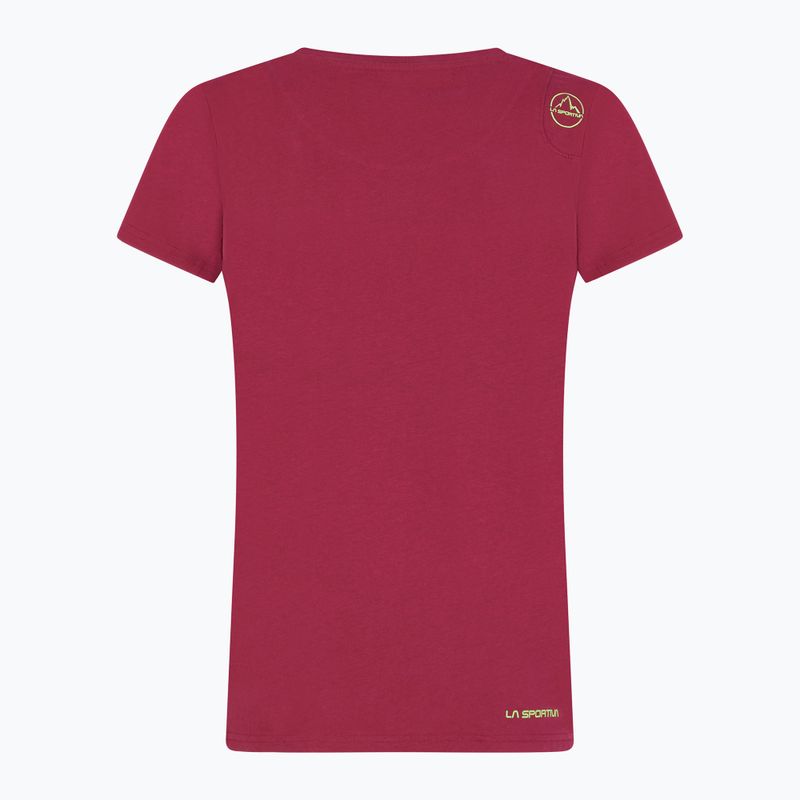 La Sportiva Peaks Damen-Trekking-Shirt rot O18502502 2