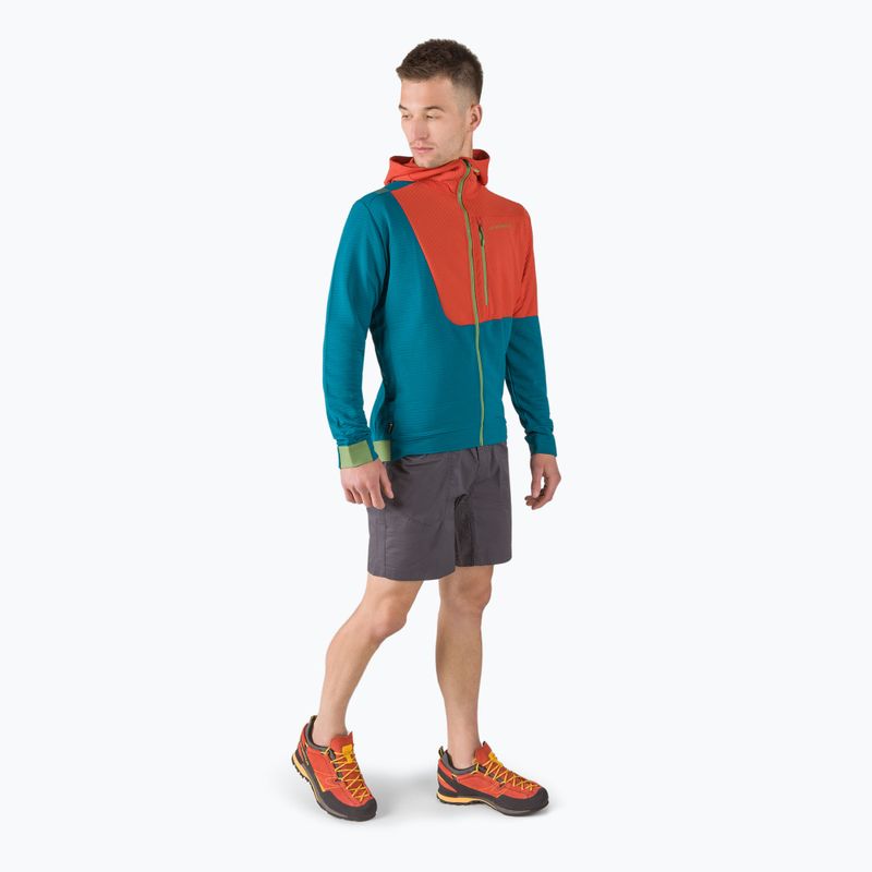 Herren-Trekking-Sweatshirt La Sportiva Mood Hoody blau-orange N71623313 2
