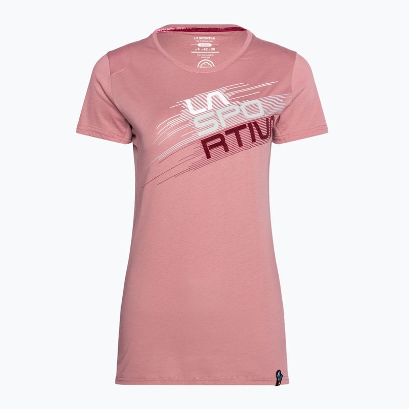 La Sportiva Stripe Evo Damen-Trekking-Shirt rosa I31405405