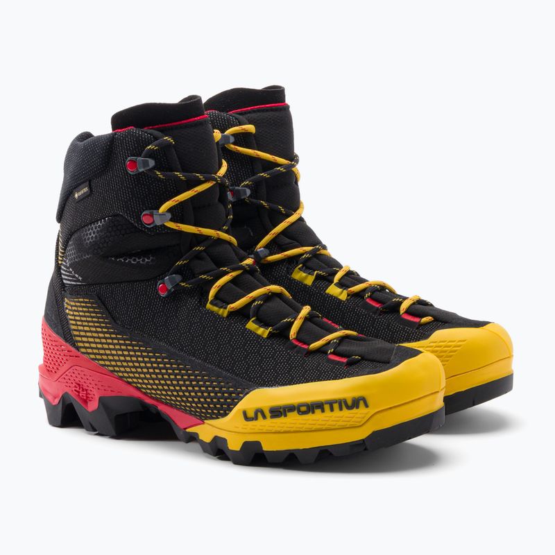 Herren La Sportiva Aequilibrium ST GTX Hochgebirgsstiefel schwarz/gelb 31A999100 5