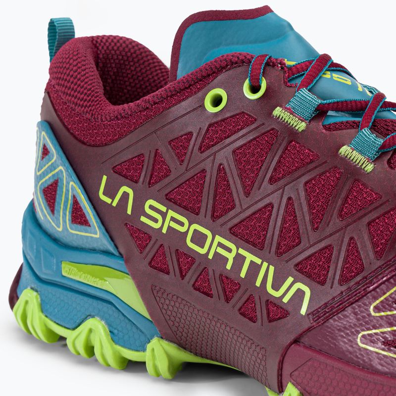 La Sportiva Bushido II Damen Laufschuh burgunderrot-blau 36T502624 11