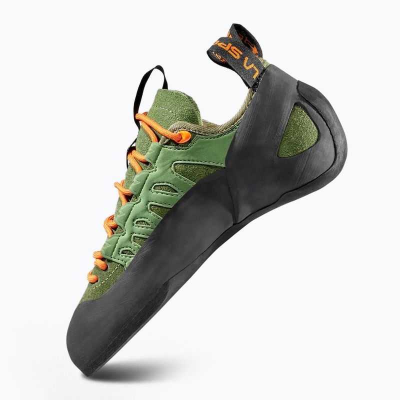 Herren-Kletterschuhe La Sportiva Tarantulace olive/tiger 3