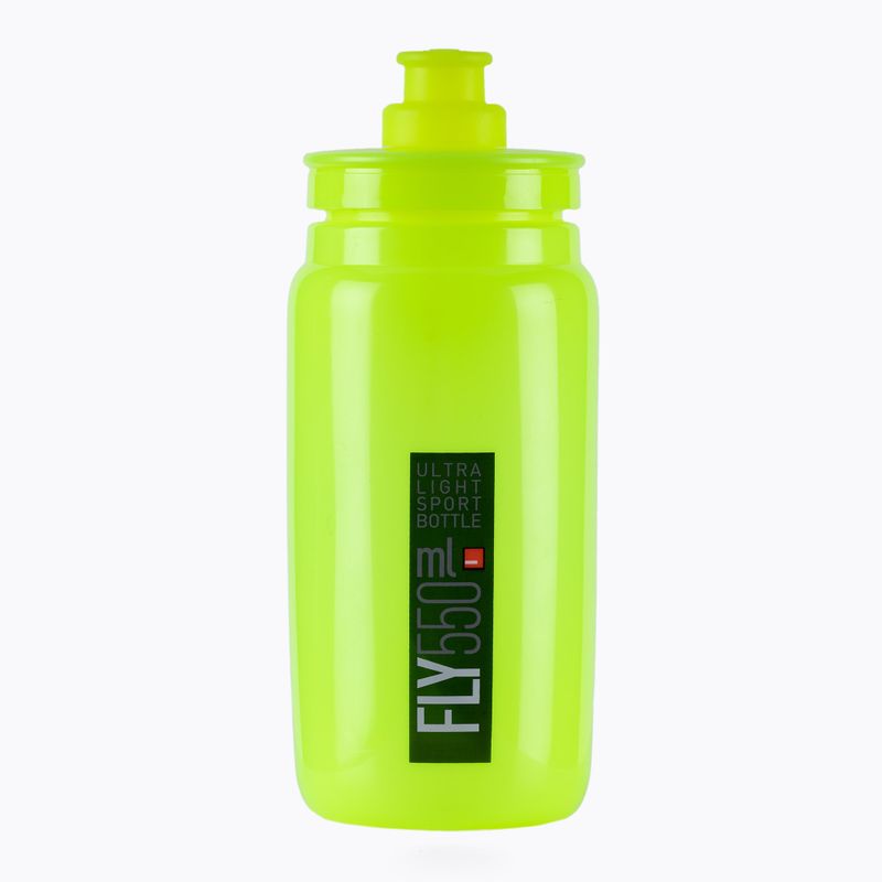 Elite FLY Fahrradflasche gelb und schwarz EL01604304 2