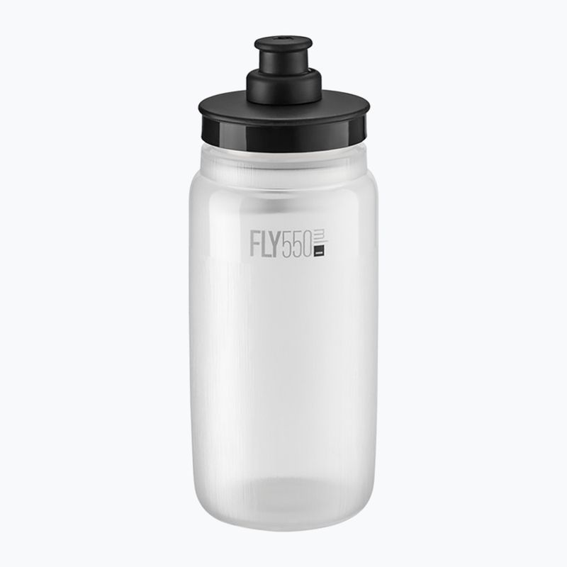 Elite FLY Tex 550 ml klar/schwarz Fahrradflasche