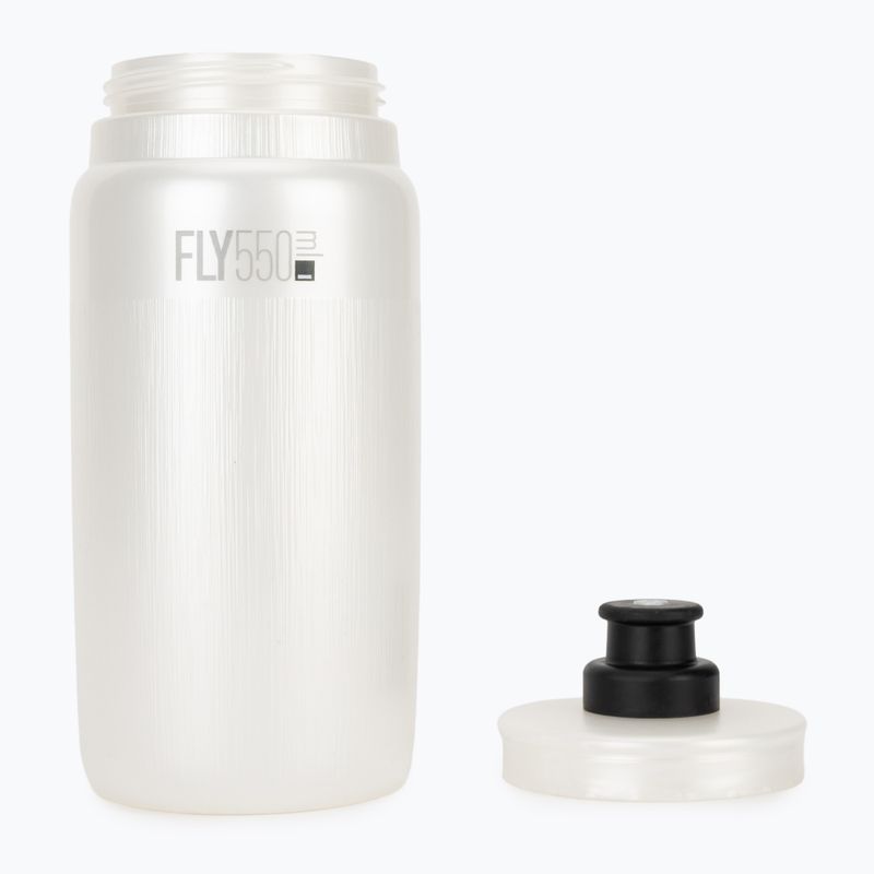 Fahrrad Trinkflasche Elite FLY Tex 550 ml pearl white 4