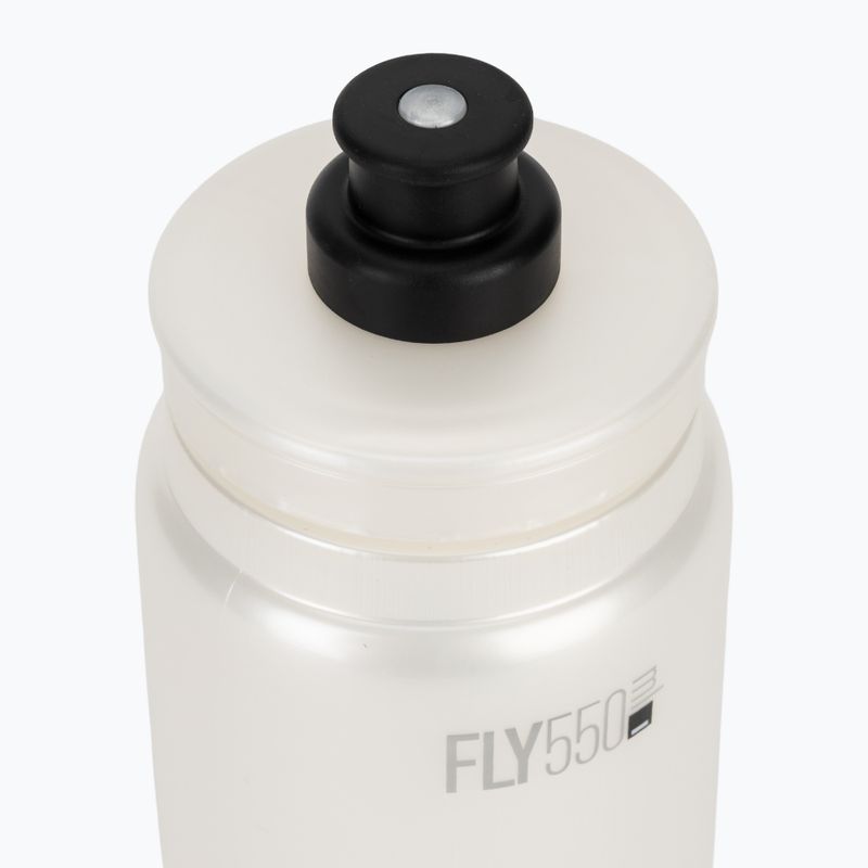 Fahrrad Trinkflasche Elite FLY Tex 550 ml pearl white 5