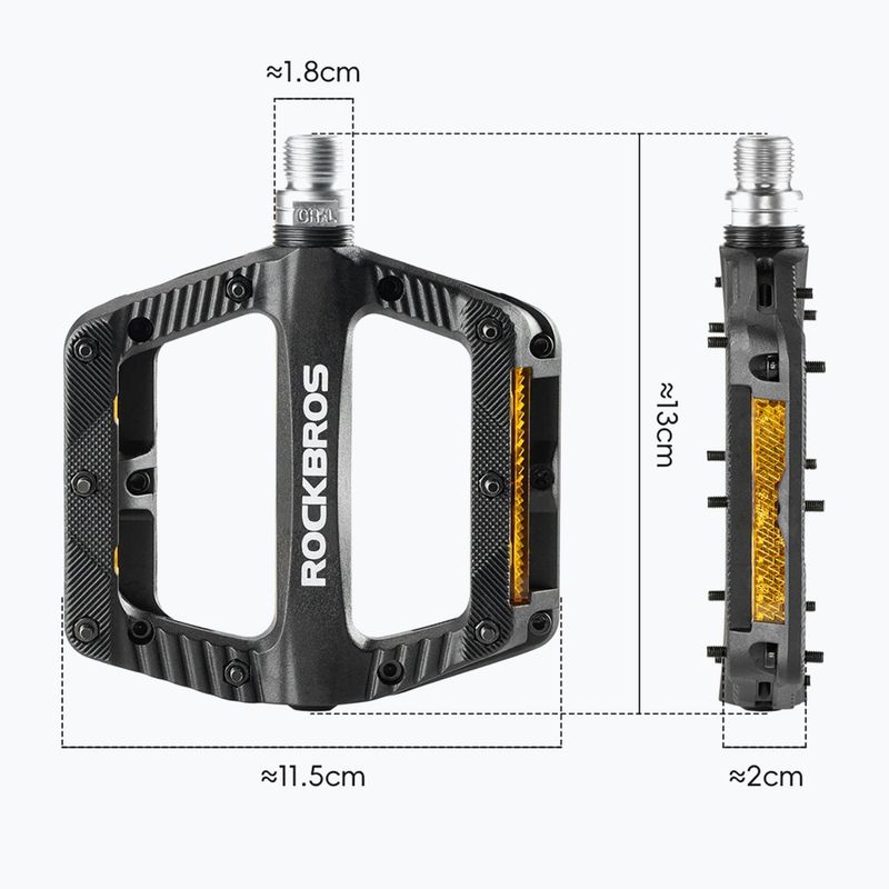 Fahrradpedale Rockbros 370011001 black 2