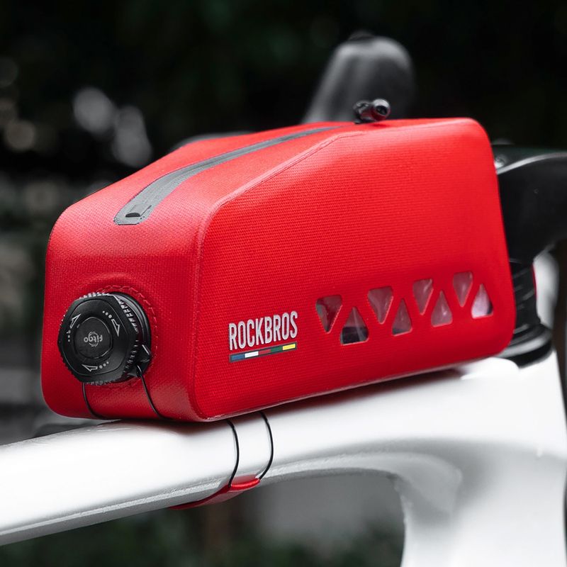 Rahmentasche fürs Fahrrad Rockbros 30120129 Road to Sky Top Tube Bag red 2