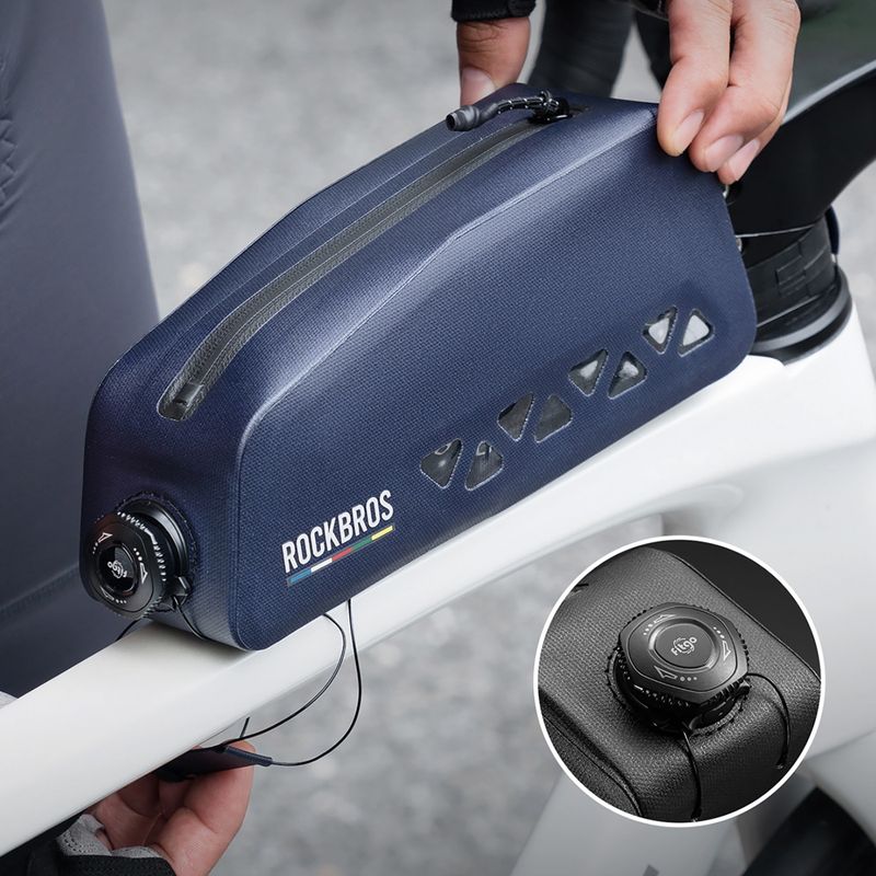 Rahmentasche fürs Fahrrad Rockbros 30120129 Road to Sky Top Tube Bag dark blue 2