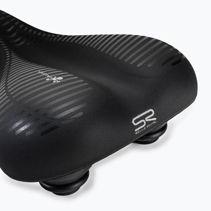 Selle Royal Classic Moderate 60st Fahrradsattel für Herren aus Elastomer-Gel. Avenue schwarz 8466HGCA38096 5