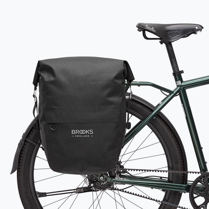 Fahrradtasche Brooks England Scape Pannier Large 18-22 l black 6