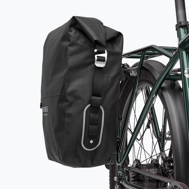 Fahrradtasche Brooks England Scape Pannier Large 18-22 l black 7