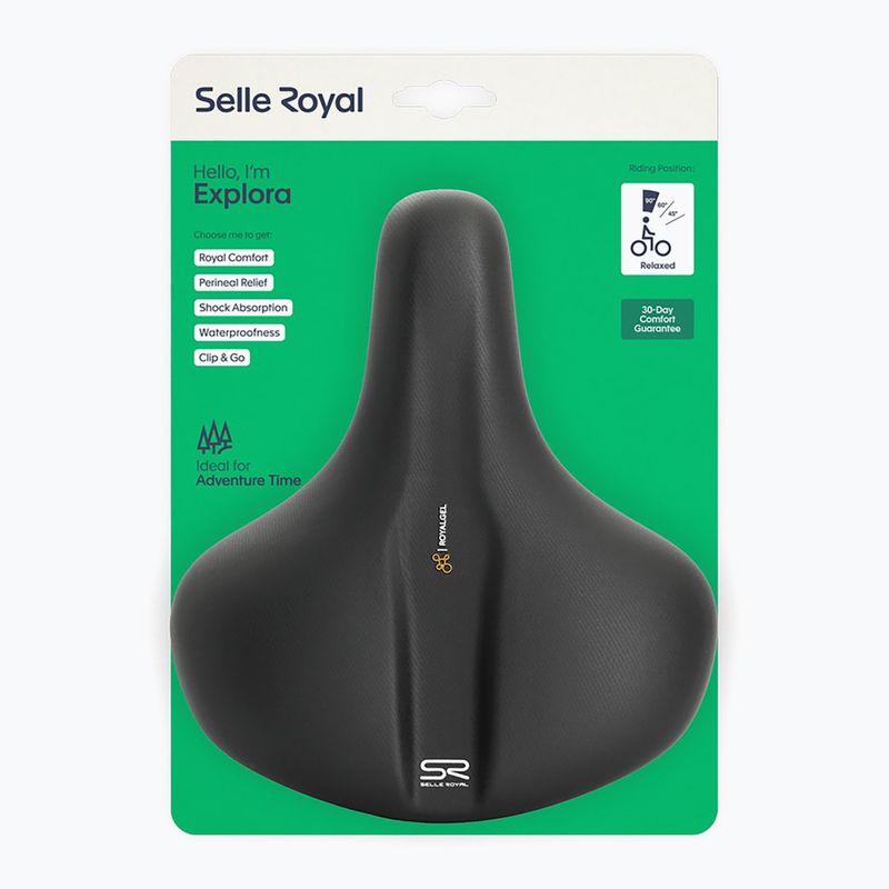Fahrradsattel Selle Royal Explora Relaxed 90St. black 4