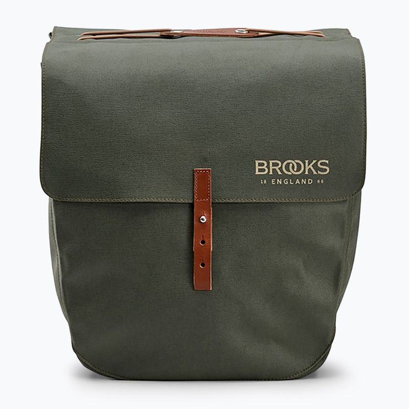 Fahrradtasche Brooks England Brick Lane Panniers 30 l sage green/honey 3