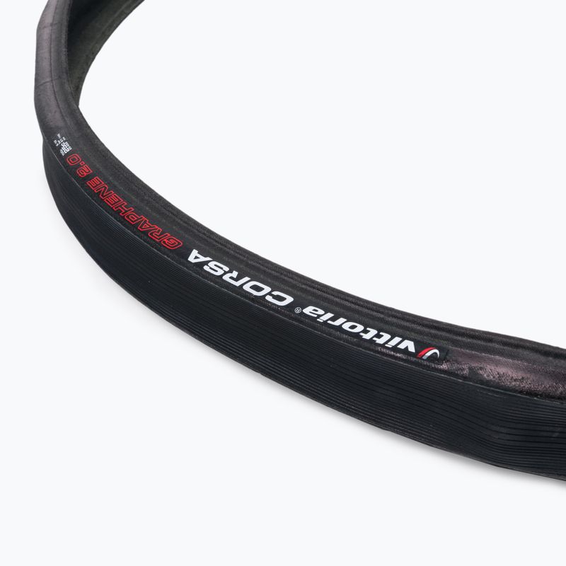 Vittoria Corsa G2.0 700x25C schwarz rollend Reifen 11A.00.091 3