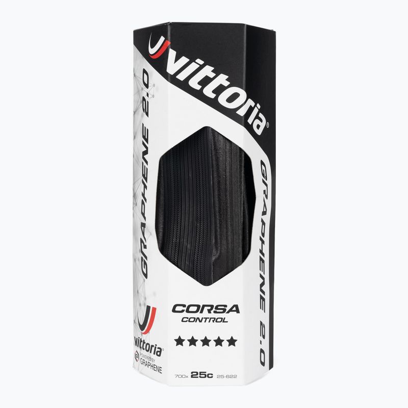 Vittoria Corsa Control G2.0 700x25C schwarz rollend Reifen 11A.00.103 2